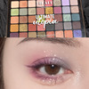 Dikalu 40 color eye shadow plate utopian queen earth color multi -color disk matte pearl light ins