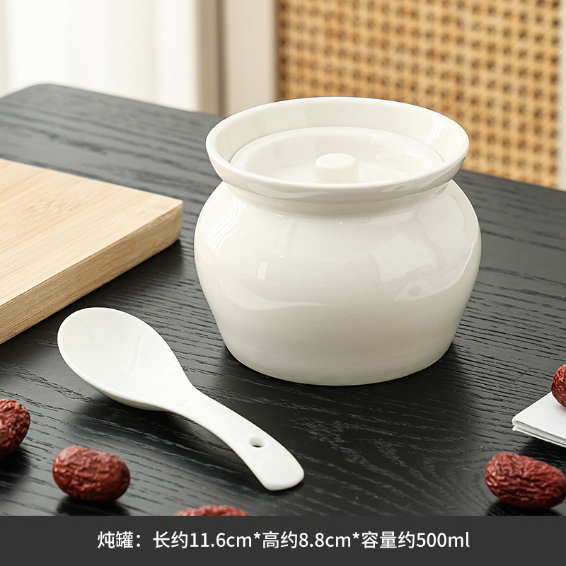 Olla de olla de barro guisada en agua, olla de estofado para una persona, olla de sopa con tapa, snacks de Shaxian, olla de sopa hirviendo de cerámica, venta directa de fábrica