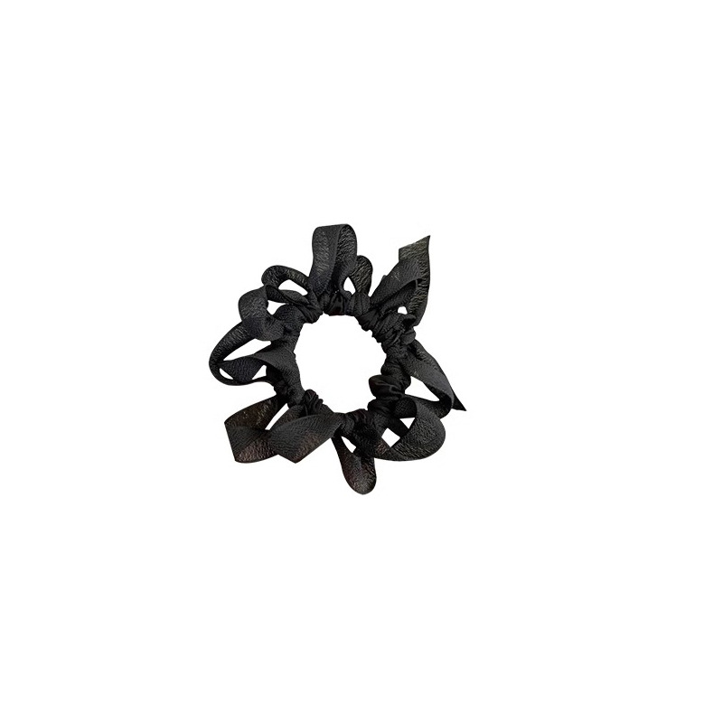 Invierno estilo coreano arco de temperamento, lazo para el cabello de intestino grueso, todo fósforo, bola simple, cuerda para el cabello, cuerda para el cabello, cuerda para el cabello elegante para la niña