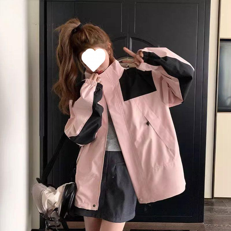 American-style functional three-in-one assault clothing women's spring and autumn 2024 new detachable student short coat