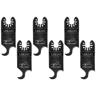 LEILUO 6 pcs摆动式多功能刀具刀片，适用于切割地毯等柔软材料