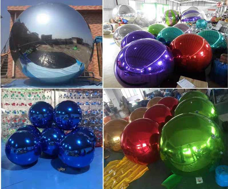 婚庆舞台反射球镜面球 酒吧KTV反光球舞台气模球网红蛋糕装饰摆件