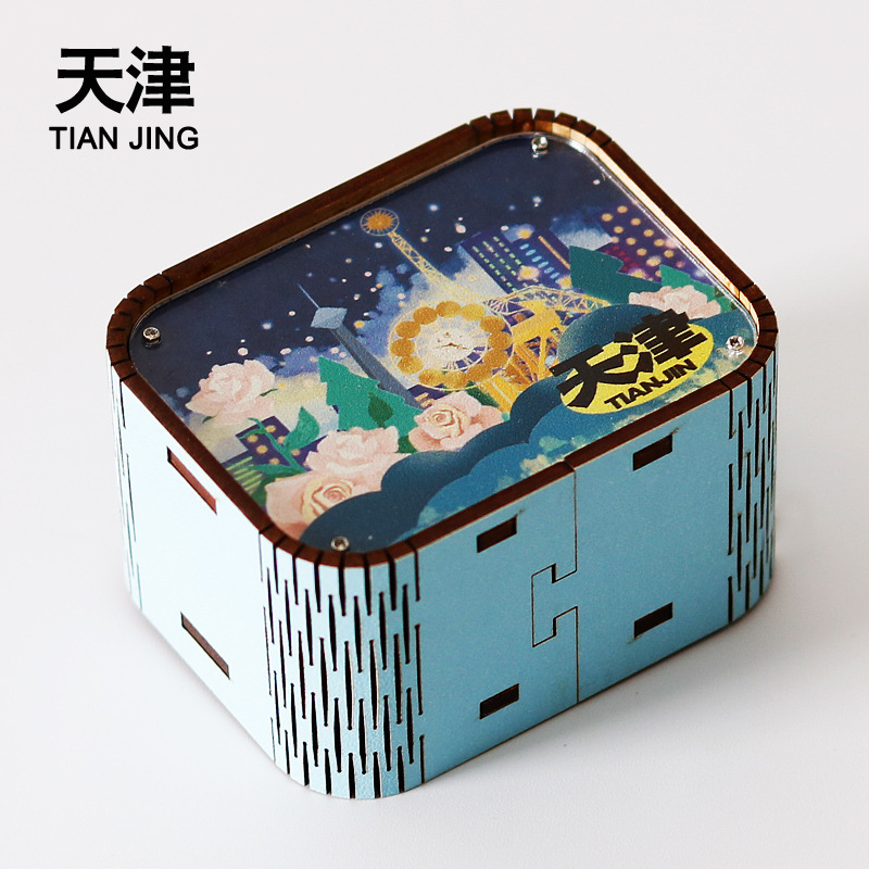 オリジナル天津オルゴールオルゴールオルゴール観光記念品都市旅行記念文創|undefined