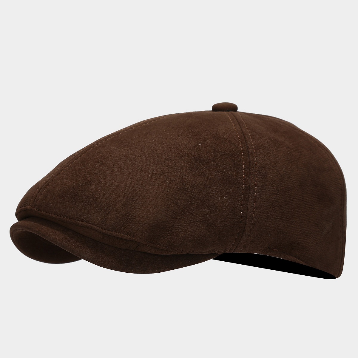 Vintage moda de seda sólida sombrero octogonal hombre y mujer invierno literatura británico periódico sombrero de niño sombrero pintor casual