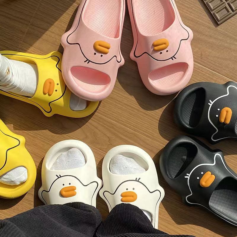 Home Women's Shoes Slippers Women's Feeling Slippers Cute Yellow Duck Home and Outfit Shopping Beach Trendy Women's Shoes Batch