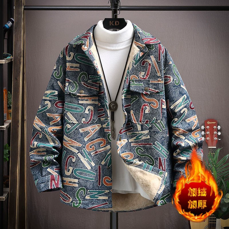 Spring retro ethnic shirt, jacket, ethnic style, increased thickness, oversize
