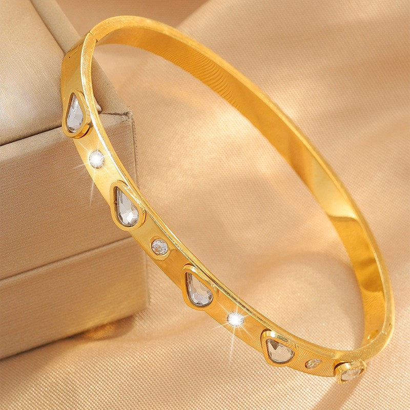 【125】SZ379-1 gold drop diamond bracelet