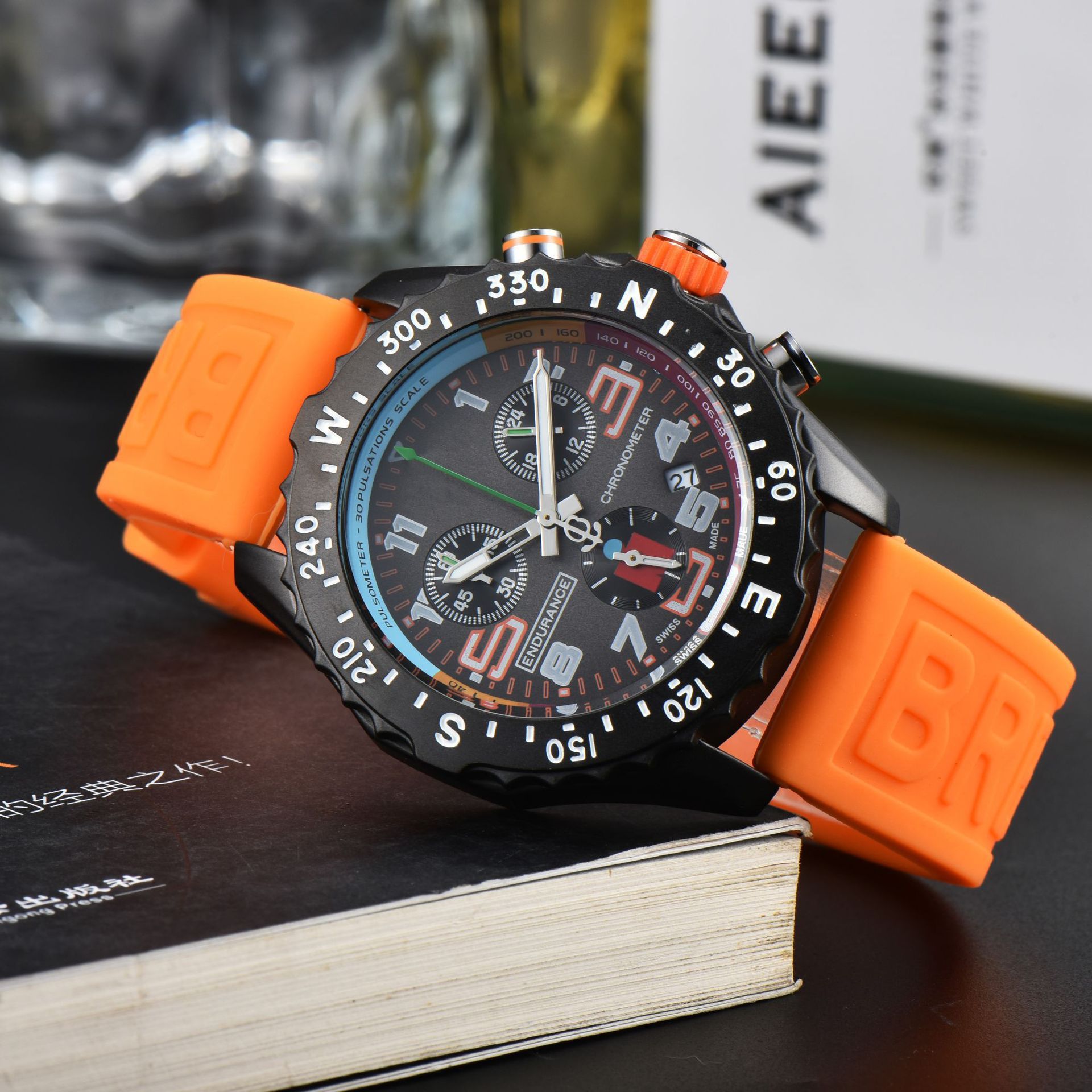 2025 Export Hot-Selling Men's Quartz Watch with Six-Pin Function and High Quality Manufacturer Wholesale Dropshipping