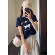 美式休闲 减龄时髦卡通印花正肩显瘦短袖T恤女春夏26新G0312Y