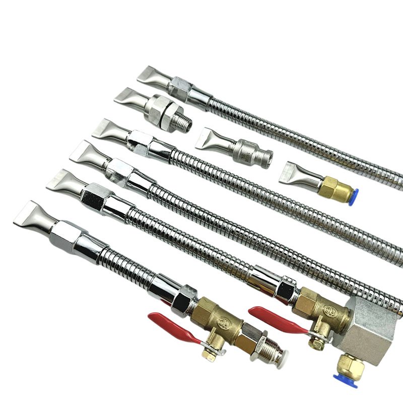 万向鸭嘴金属管蛇形管车床机床冷却吹风喷嘴磁座铝座可调喷气喷头