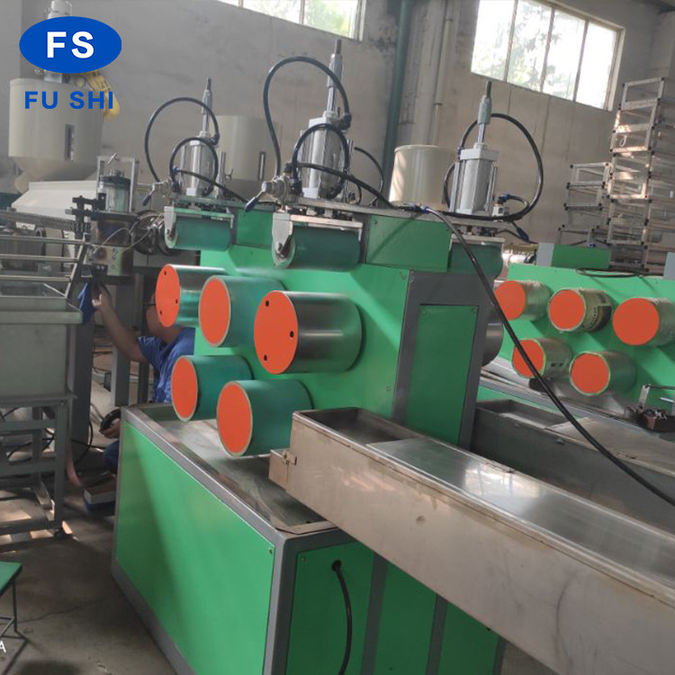 烟台厂家无结网挤出机塑料沙滩玩具网兜网套包装网设备出口国外