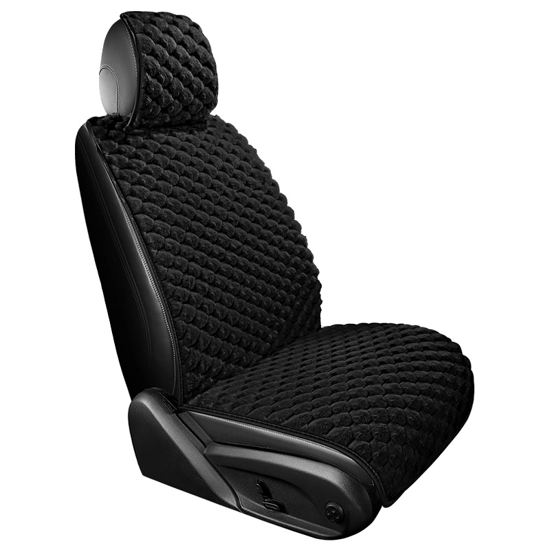 Cojín de peluche de automóvil comercio exterior ventas calientes cojín de asiento de automóvil de invierno imitación de cojín de cabello de conejo cojín de conductor image 9
