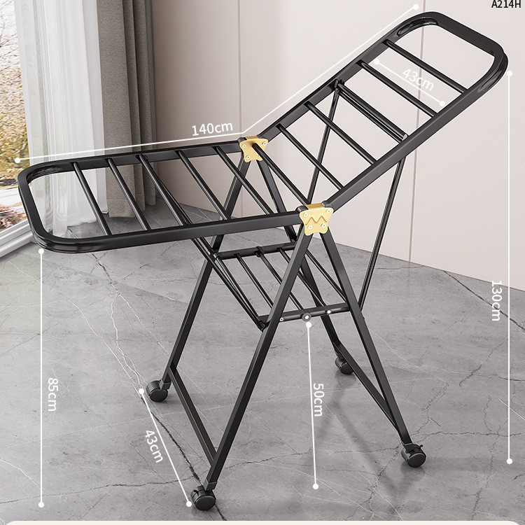 Percha de secado plegable para piso doméstico dormitorio balcón percha de secado para bebés interiores colgante de secado frío colcha de secado artefacto mágico image 8