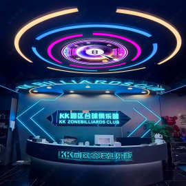 定制led圆弧半环形吊灯 商场超市健身房网咖工业风创意造型灯弧形
