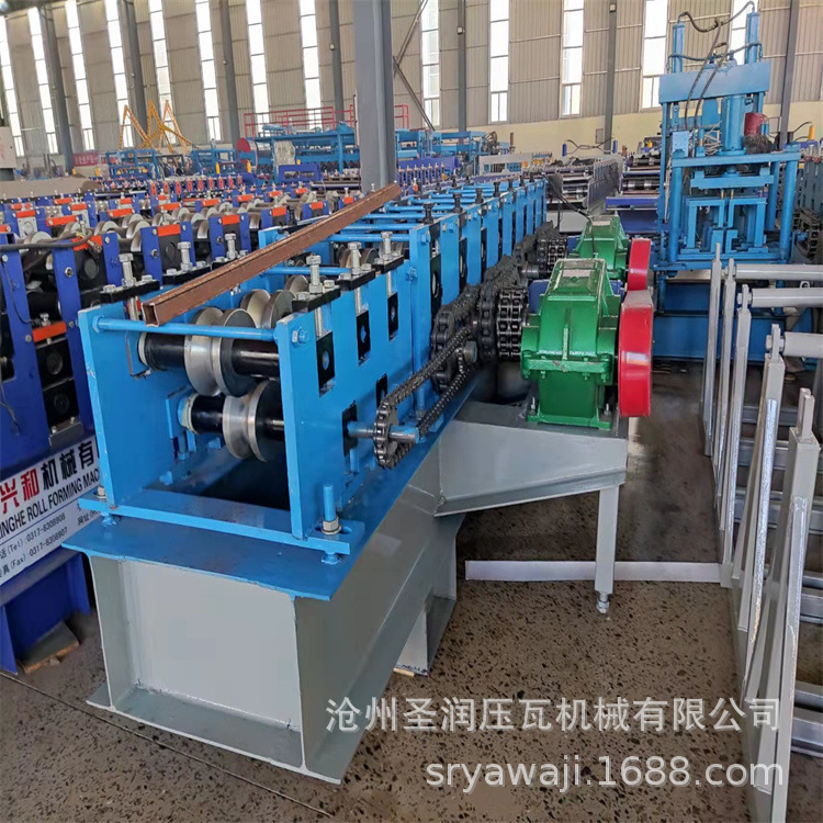 河北圆管改方管机器 旧架子管变方管建筑脚手架子圆管改方管机