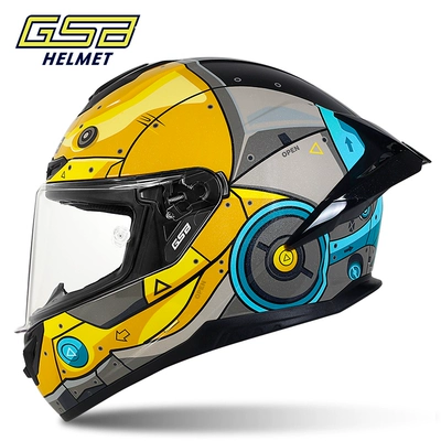 motorcycle full-cover helmet 361GT, Motosiklet dəbilqələri - s-starry-sky-mechablack
