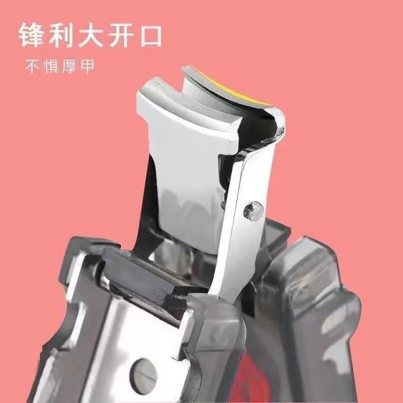 网红新款创意变形金刚指甲剪指甲钳迷你折叠指甲刀便携修甲小工具|undefined