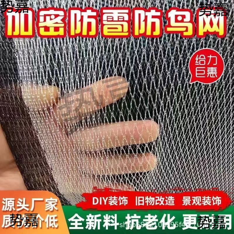 经久耐用葡萄农用防冰雹网果园防护樱桃网防猫防鸟围栏挡网网格网