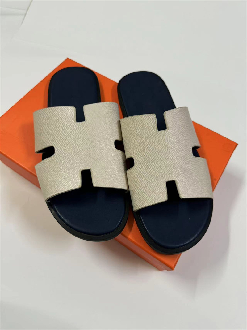 Medio Oriente e-commerce transfronterizo h zapatillas hombre sudeste asiático zapatos de cuero plano comercio exterior europeo y americano zapatos de playa de una sola zapatilla