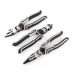 Vise pliers 9 inch wire pliers diagonal pliers multifunctional industrial grade pointed mouth pliers labor-saving manual pliers electrician set