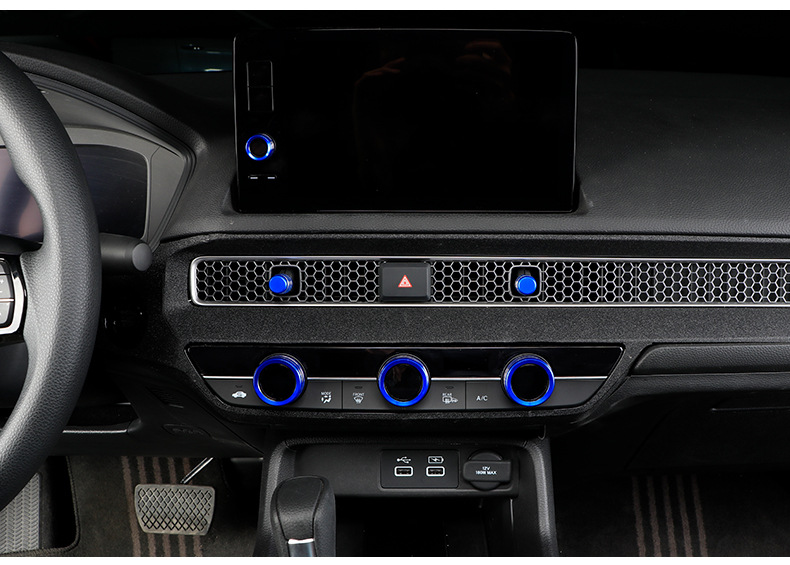 Suitable for Honda 11th generation Civic air conditioning knob ring 23 Haoying CRV-shaped air outlet decorative ring