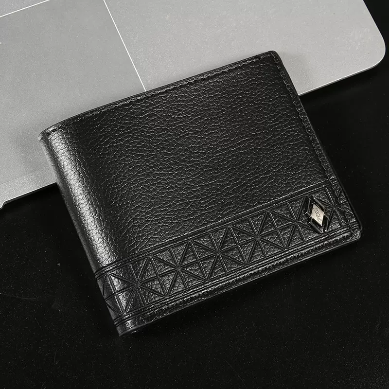 跨境新款男士钱包男短款皮夹零钱包高级感多卡位大容量男钱包男士