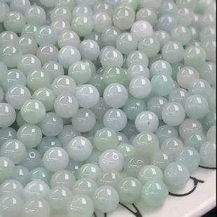 Live Supply of Natural Jadeite A-Grade 8mm Moisturizing Jade Beads Jewelry Wholesale