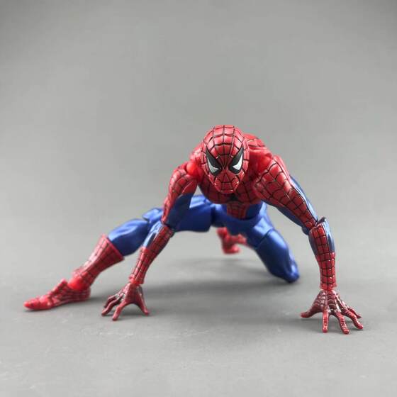 Yamaguchi-style movable series spider-man Spiderman No.002 reprint boxed hand-held doll ornaments