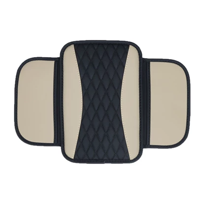 Armrest box pad | with Side Storage Pockets