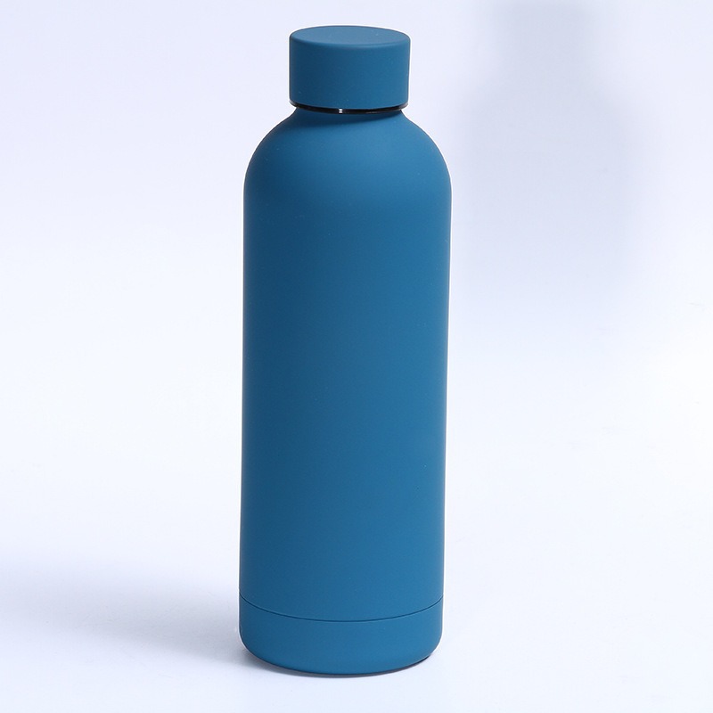 American 304 taza de acero inoxidable deportiva al aire libre gran capacidad botella de boca pequeña simple moda botella de cola de doble capa