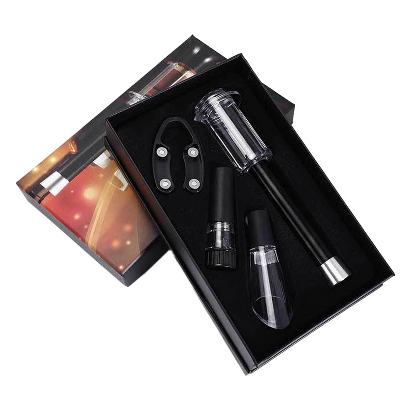 Vino vertido decantador botella tapón botella boca hoja cortador cuchillo de corte conjunto en forma de U vino fábrica de suministro directo al por mayor