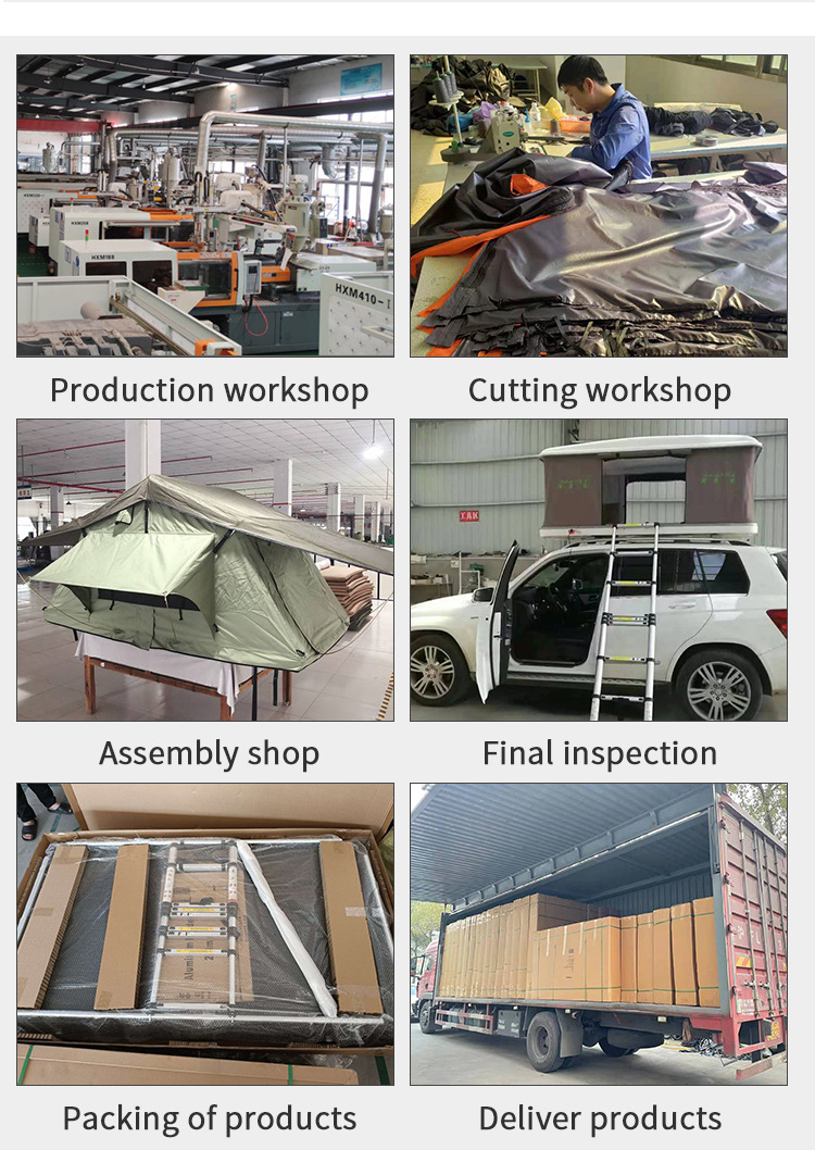 Hard-Top Aluminum Alloy Car Roof Tent for 2 People, Outdoor Camping, Export, Fully Automatic, Quick Opening in 10 Seconds, Waterproof