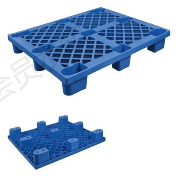 福建(莆田)塑料托盘 塑料栈板 垫仓板厂家多尺寸网格九脚塑料托盘