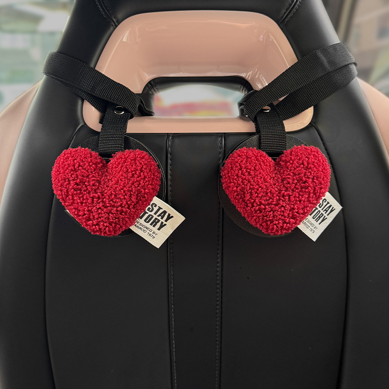 Amor creativo gancho trasero de coche asiento deportivo multifuncional de coche gancho trasero de asiento integrado mujer oculta