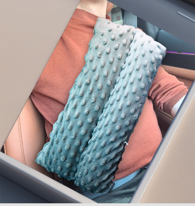 Car Seat Belt Shoulder Cover, Safety Belt Protective Cover, Soft Anti-Wear, Anti-Stomach, Universal Car Decoration for All Seasons