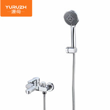 淋浴龙头全铜混水阀花洒沐浴套装浴室浴缸混合开关三联冷热水龙头