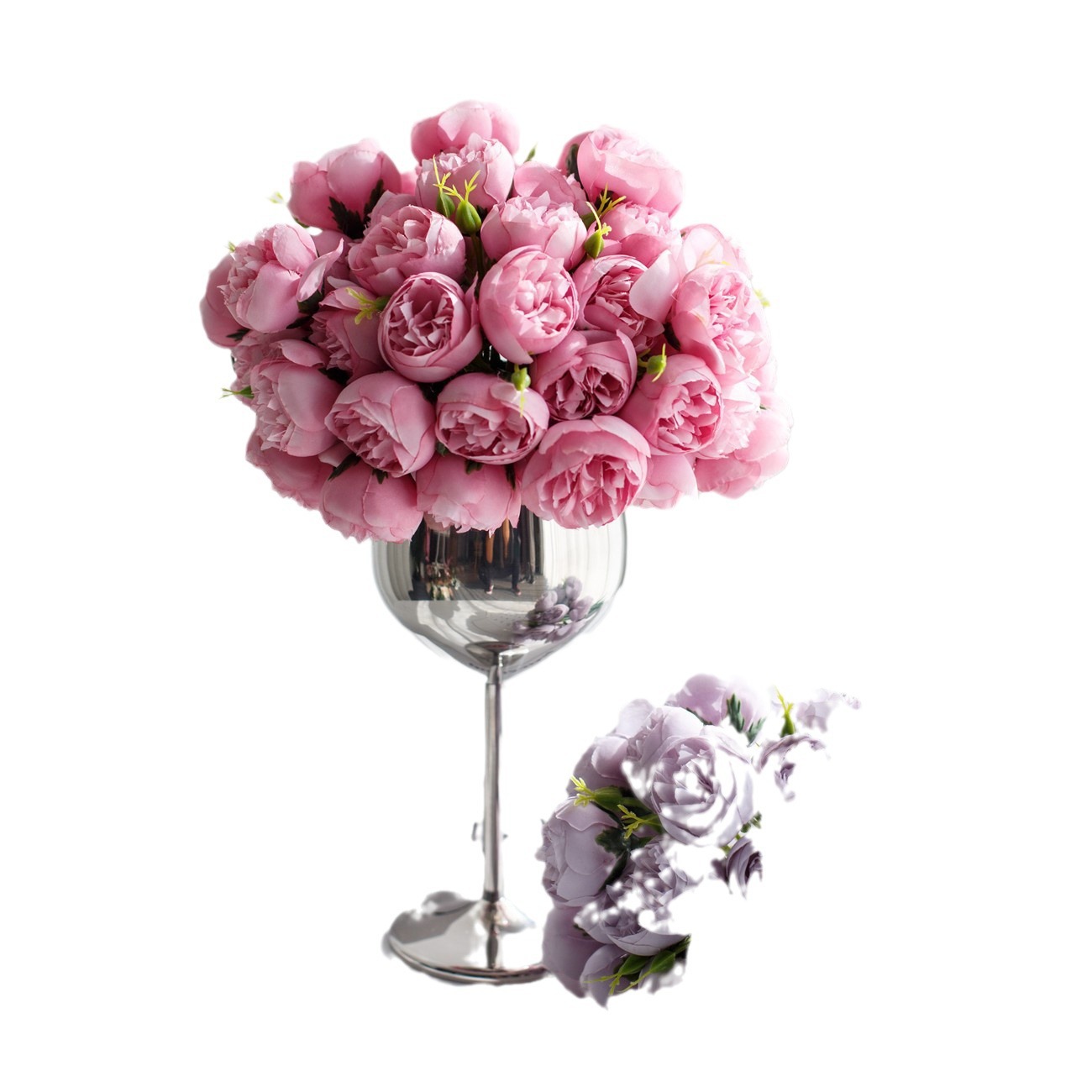 Jul Internet kändis het säljande liten ros gäng konstgjorda blommor 27 små rosor stamvaror konstgjorda blomsterset heminredning_voghion.com