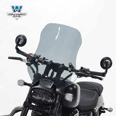 front windshield glass windshield windshield | Motorcycle front windshield - pc-board-shatter-resistant-flash-350-brown-thickness-5mm-height-50cm