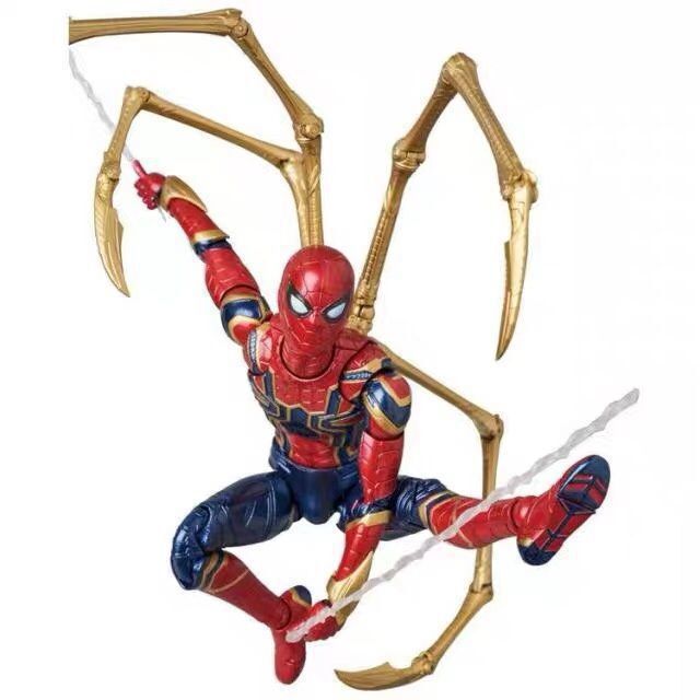 Avengers MAF 081 acero Spider-Man móvil mano juguete muñeca decoración modelo