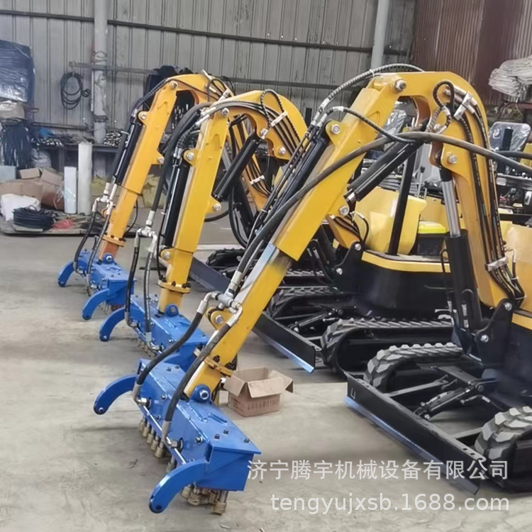 现货机载式凿毛机履带式隧道立面凿毛机二衬边矮墙凿毛机供应