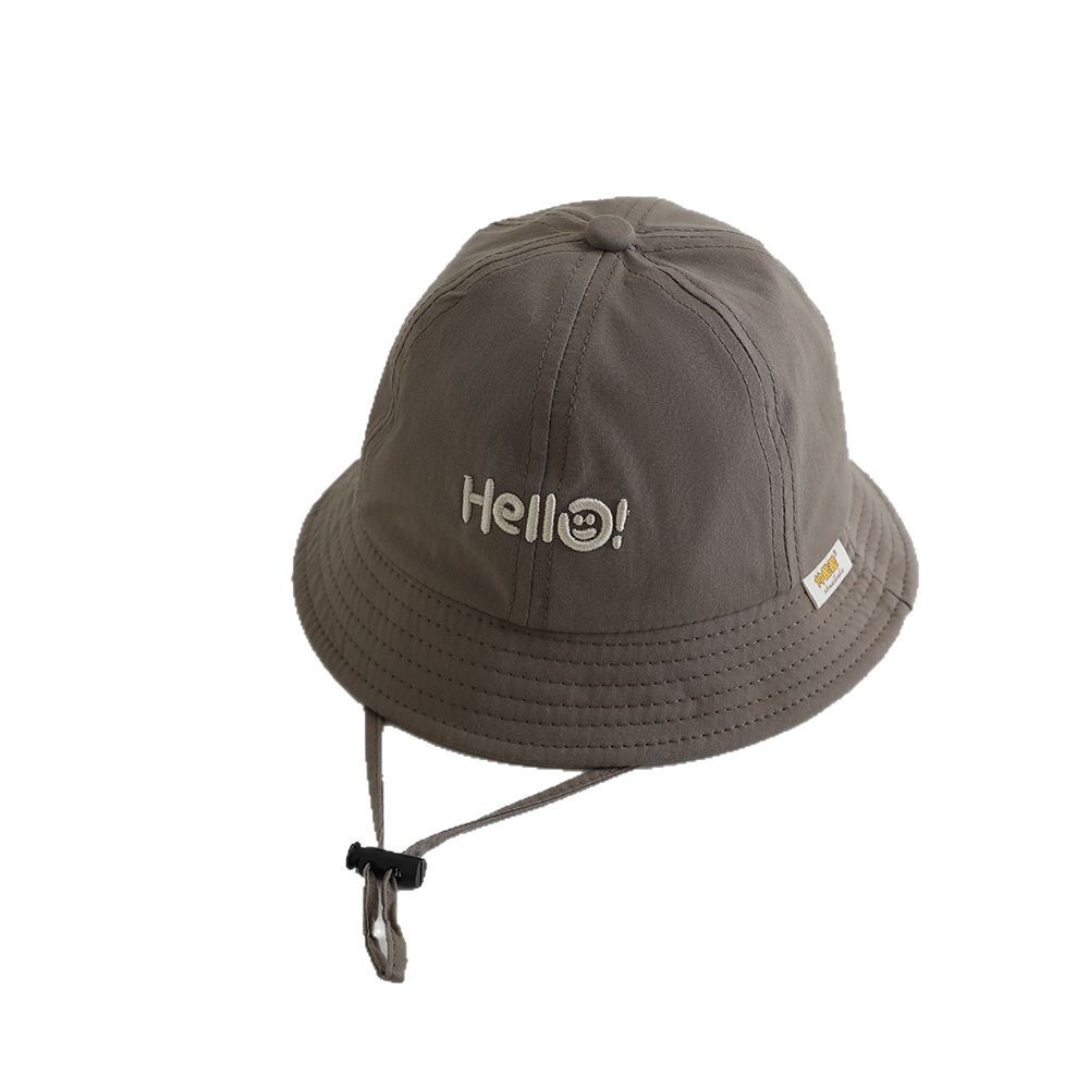 Sombrero de bebé primavera y otoño delgado sombrero de pescador protector solar bebé sombrero de verano respirable sombrero de sol para niños sombrero de sol coreano