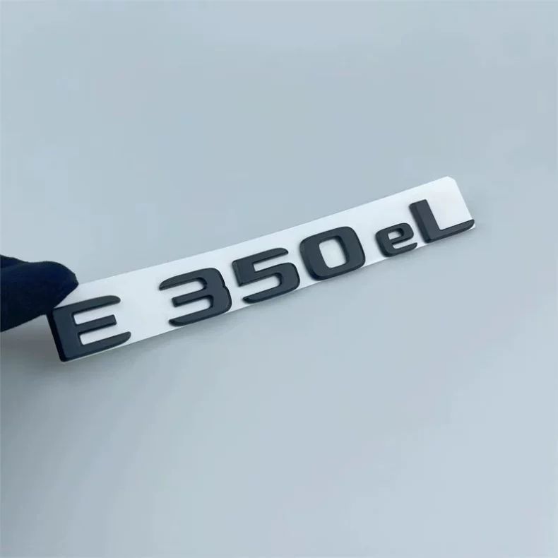 Suitable for Mercedes-Benz New Energy E-Class and New C-Class E350eL C350eL, used for modifying the rear emblem of hybrid vehicles