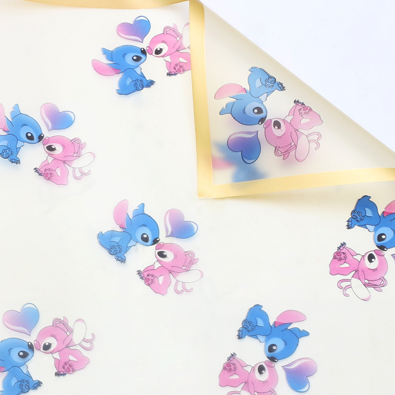 Papel de regalo floral impermeable creativo