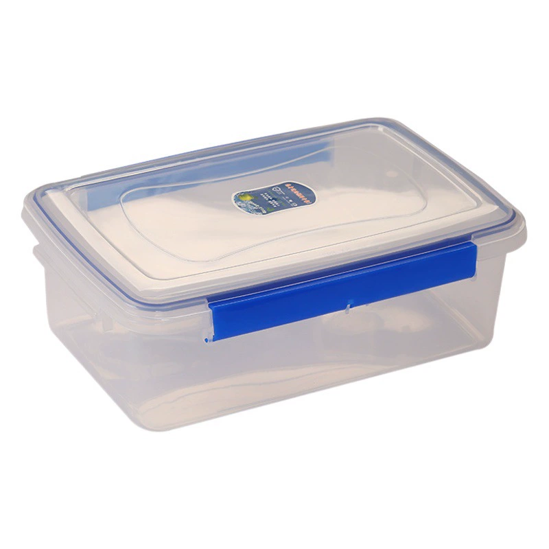 Контейнер для хранения продуктов, прозрачный пластиковый герметичный контейнер для морозильной камеры, квадратный ланч-бокс, пластиковый контейнер для хранения
