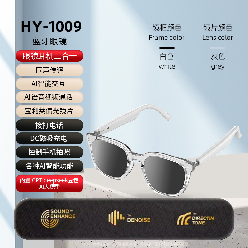 工厂货源智能眼镜穿戴蓝牙通话翻译直播分销支持一件代发跨境货源|undefined