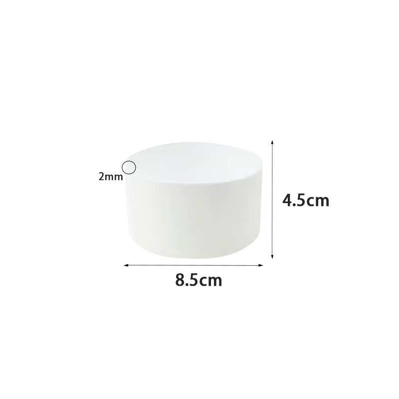 실리콘 컵 슬리브*원형*8.5*4.5cm*흰색