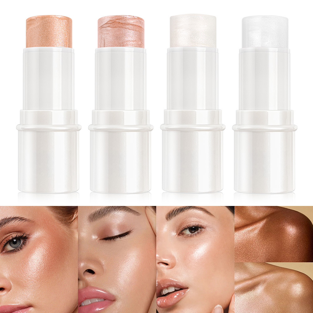 工厂定制dewy highlighter stick立体轮廓高光棒 跨境中性修容棒