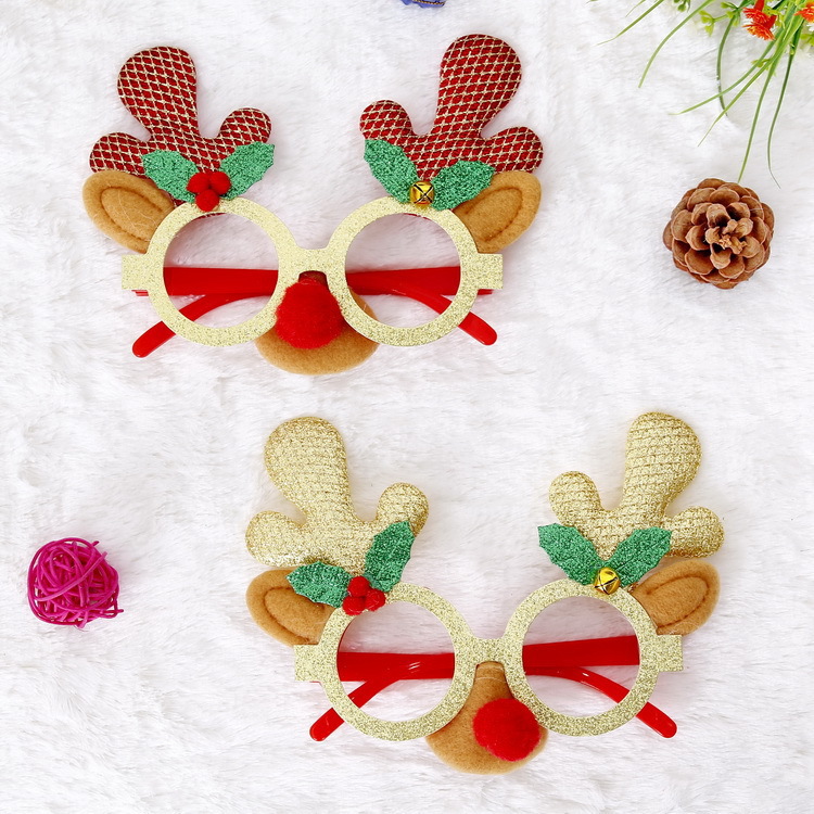 Ensemble de lunettes de décoration de Noël pour adultes et enfants, cadeau créatif pour fête, bandeau, boucle, anneau, chapeau_voghion.com