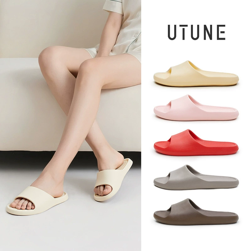 Домашние тапочки премиум-класса для женщин, летние нескользящие, устойчивые к запахам тапочки из ЭВА для мужчин.