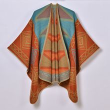 现货批发外贸女士围巾披肩欧美街头简约时尚潮牌披肩斗篷跨境热销